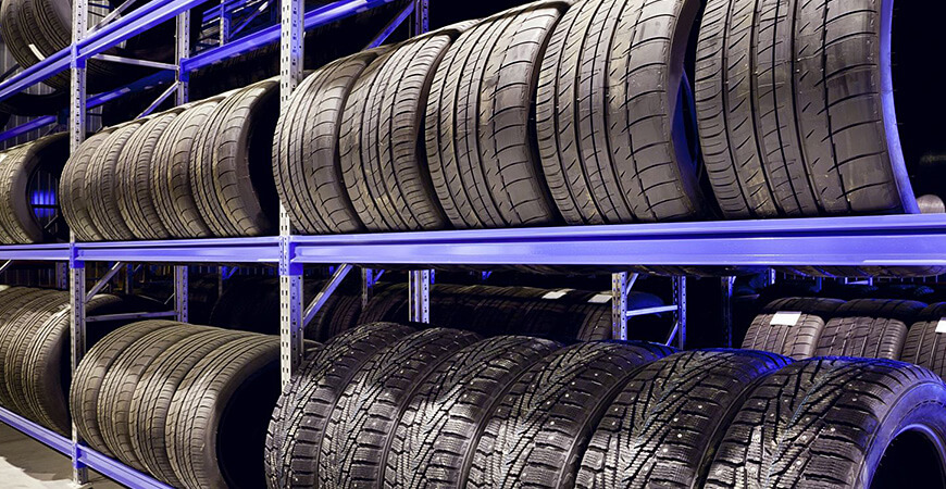 Racks for tires